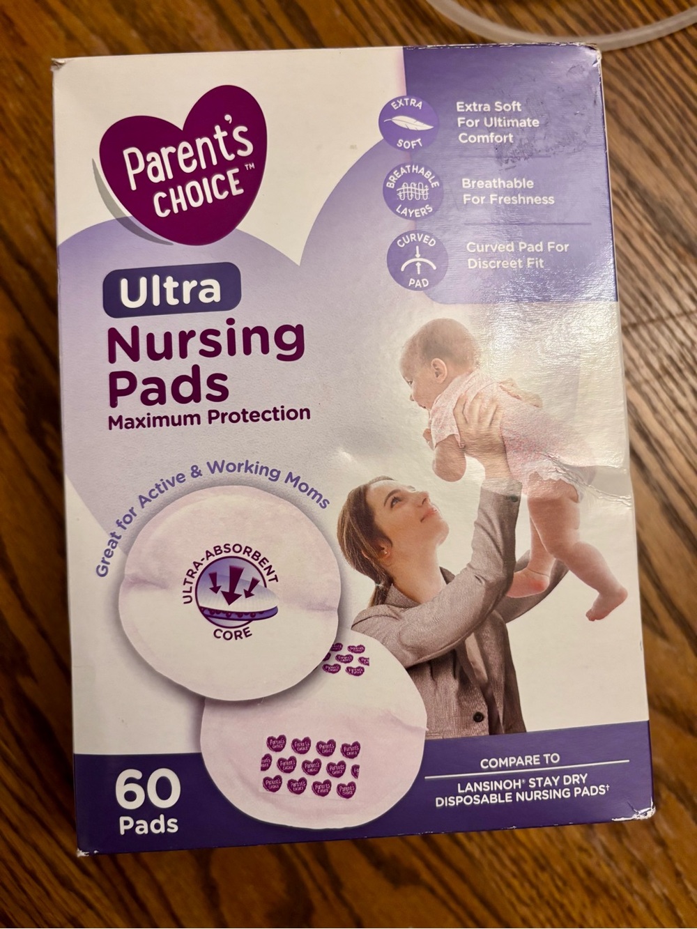 Parent's Choice Ultra Nursing Pads - White (60 Pads)